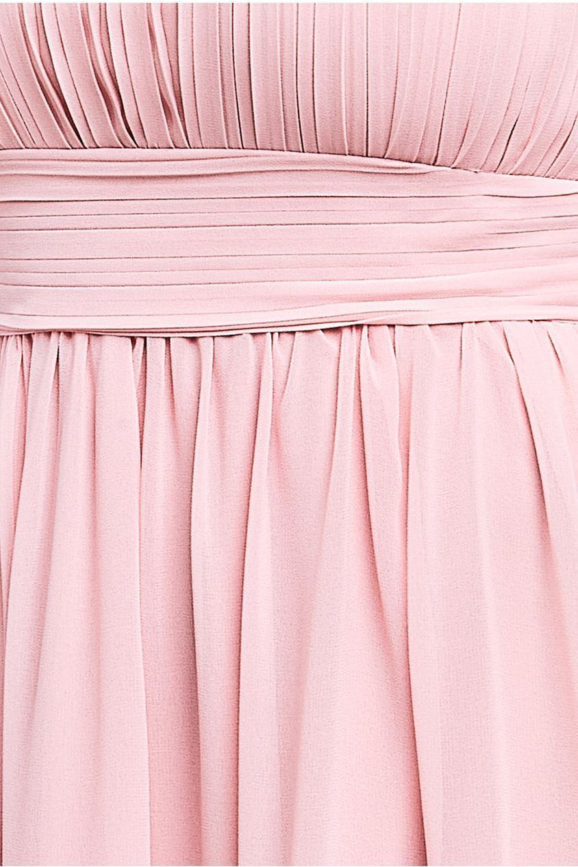 Bridesmaids Chiffon Maxi Dress - Blush by Goddiva