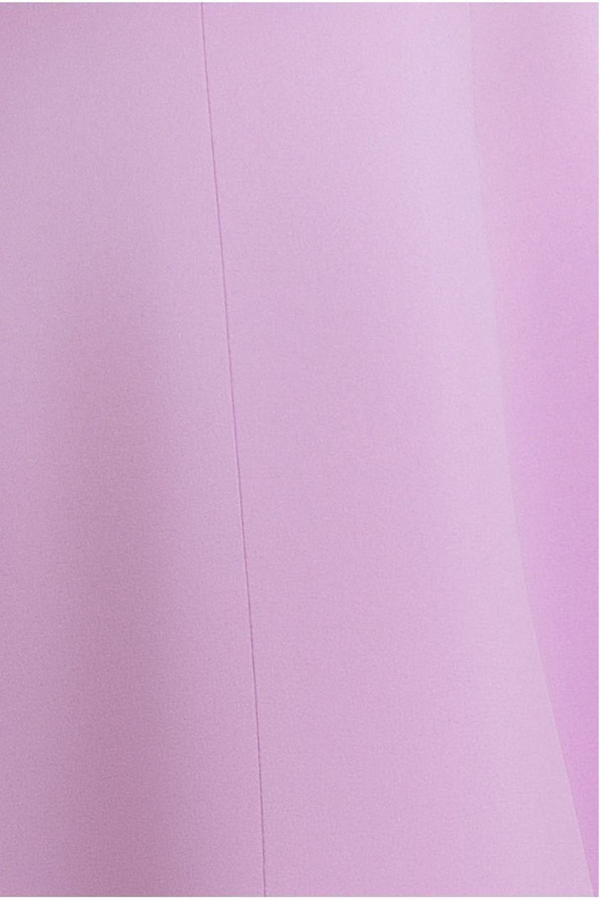 Cap Sleeve Plunging V-Neckline A-line Midi Dress - Lilac by Goddiva