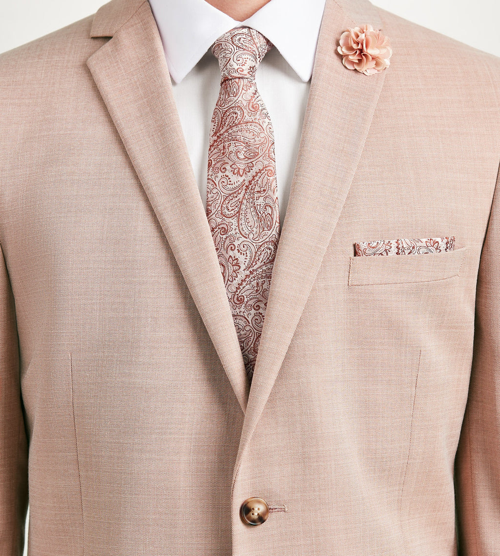 Modern Fit Pale Rose Solid Suit